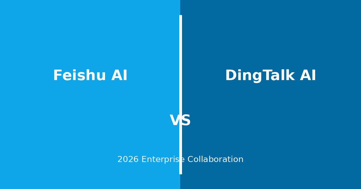 飞书AI vs 钉钉AI：2026年企业协作平台终极对决